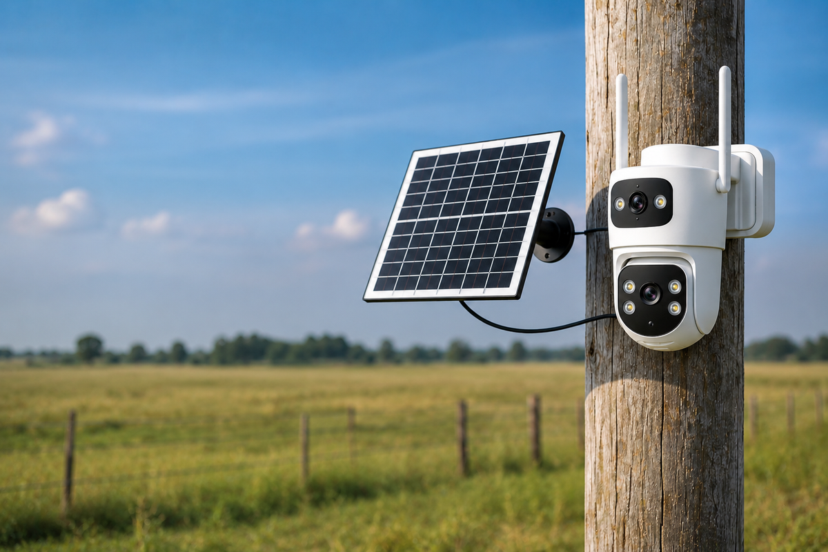 Yoosee 4G solar-powered outdoor AI security camera