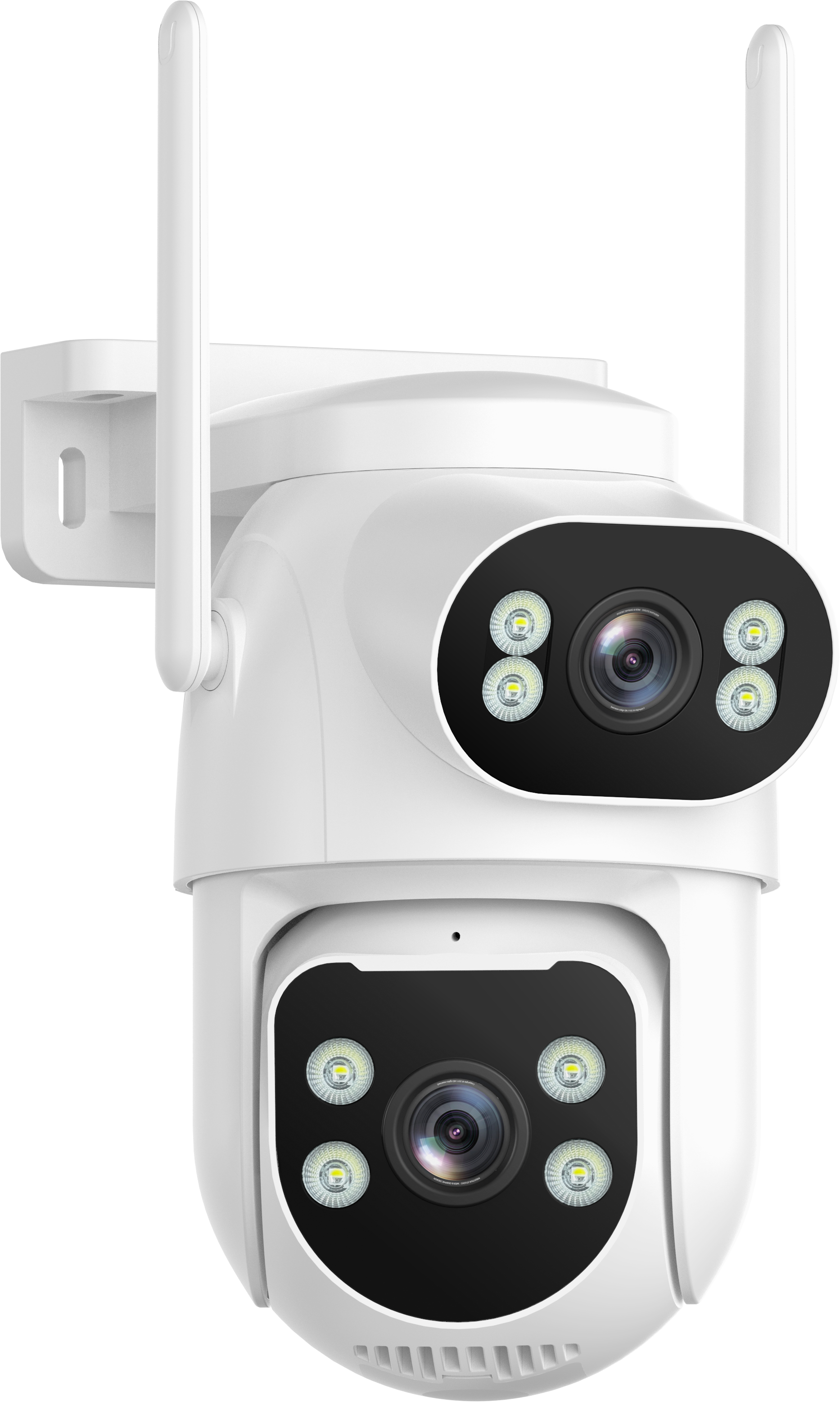 Yoosee A20 dual-lens outdoor AI security camera product photo