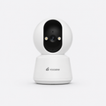Yoosee C10 indoor AI security camera with 2K Ultra HD on a white stand, front view