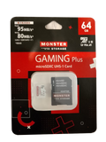MONSTER GAMING Plus 64GB SD CARD